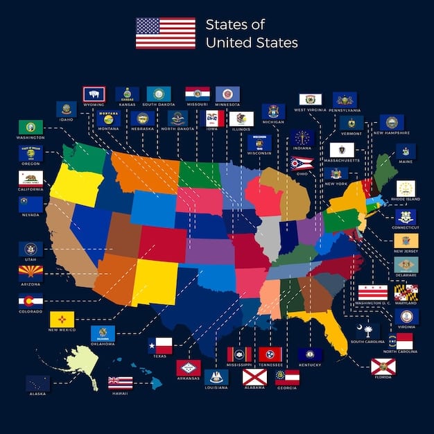 Display a detailed map of the United States, with each state color-coded to represent its current unemployment rate. The map should have a clear legend indicating the range of rates, from lowest to highest.