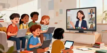 Students learning online with free tutoring services in 2026